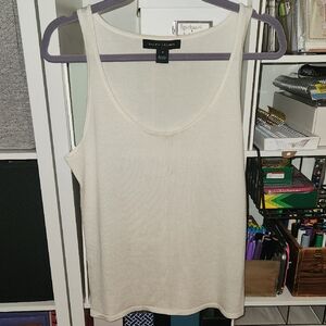 Ralph Lauren Black Label Women’s Tank Sweater, Cashmere & Silk Sz Medium